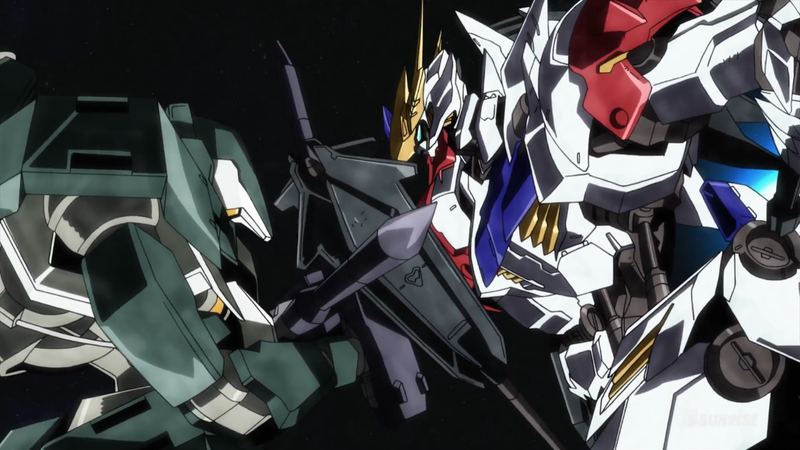 Takes some Cojones to get in the way of Mikazuki and his target.